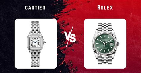 cartier vs rolex watch